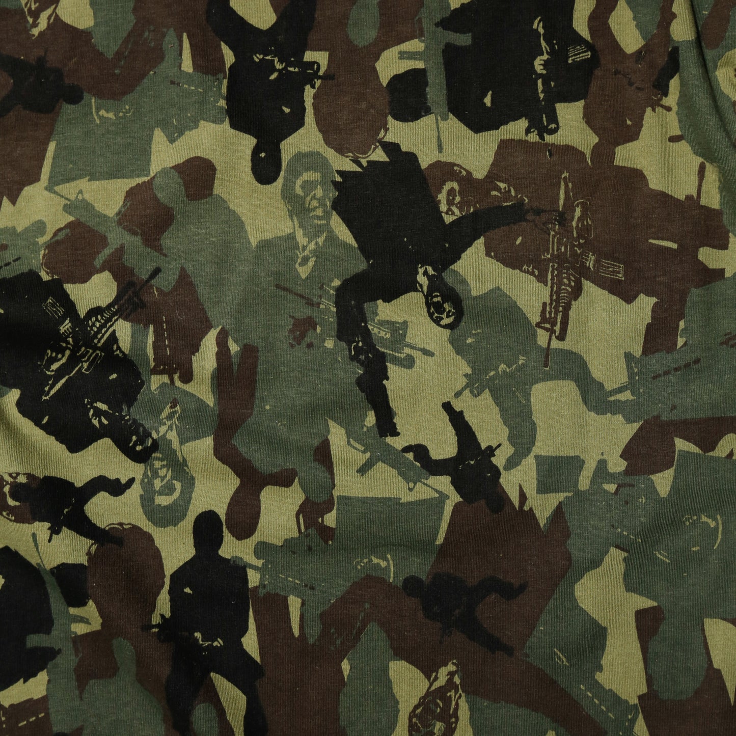 vintage 00's scareface tony montana camo t-shirt