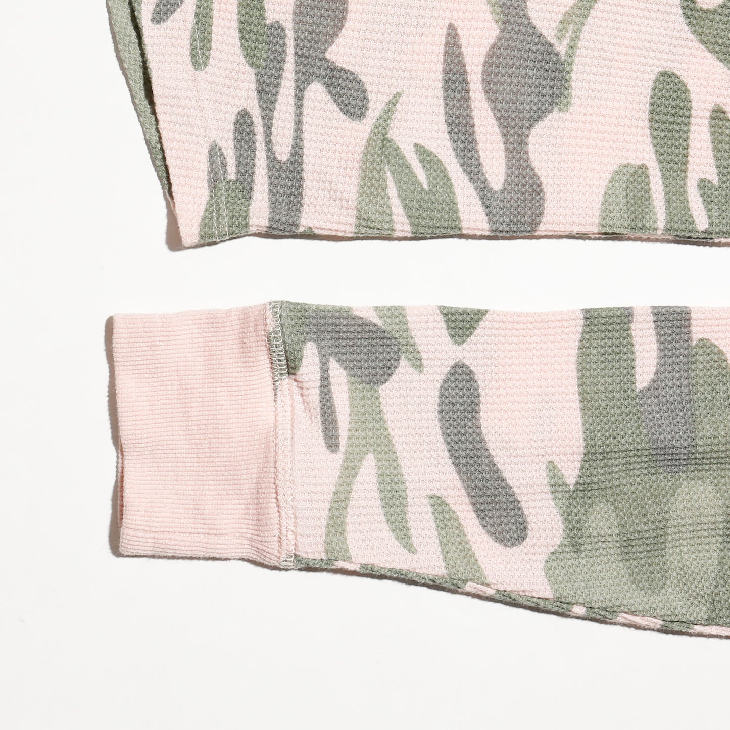 vintage henry neck camo thermal l/s