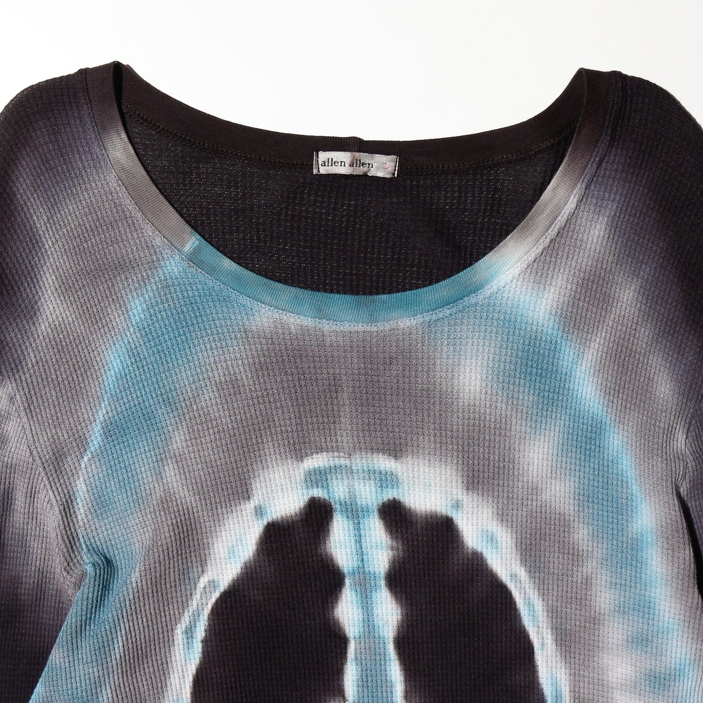 vintage psychedelic peace thermal cut sew