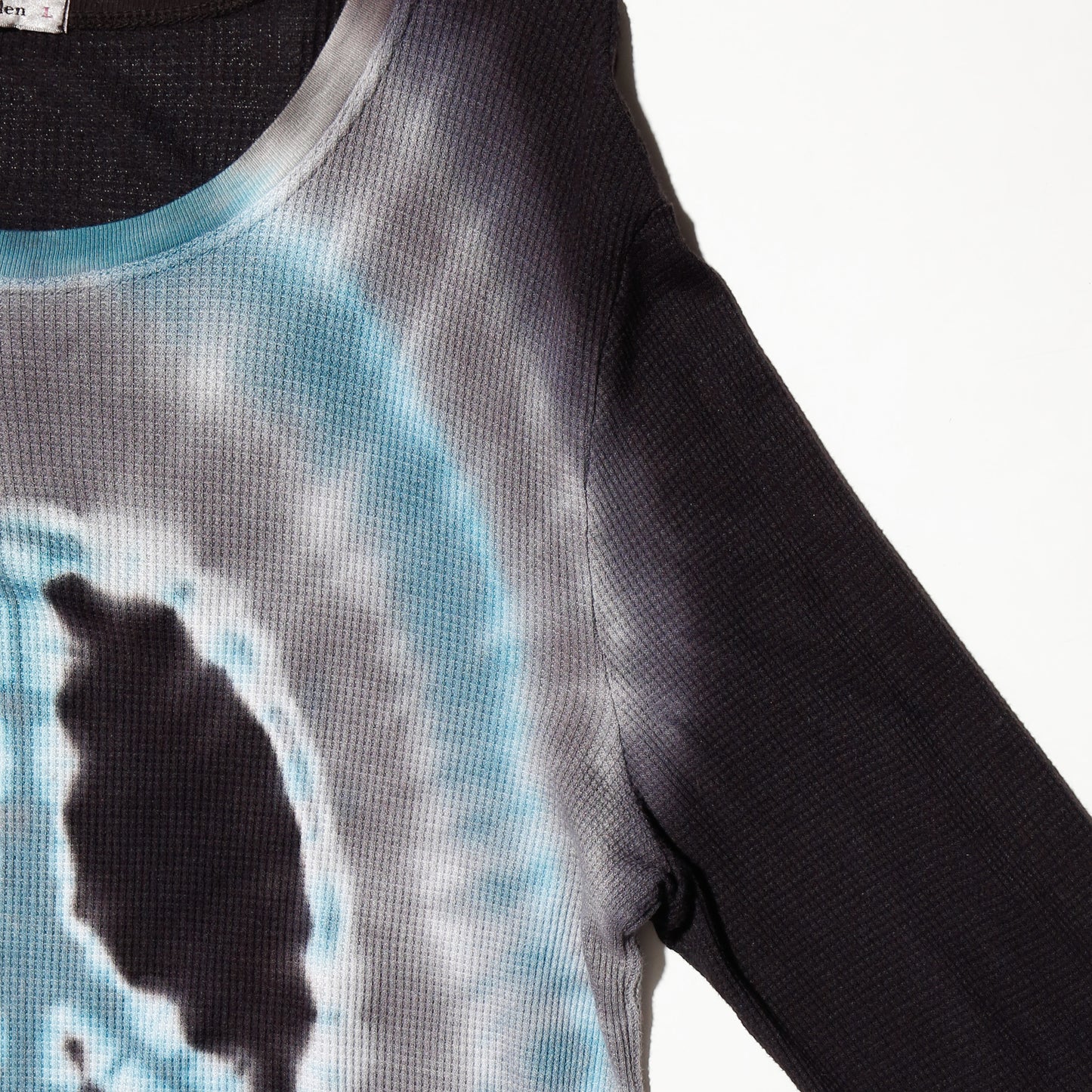 vintage psychedelic peace thermal cut sew