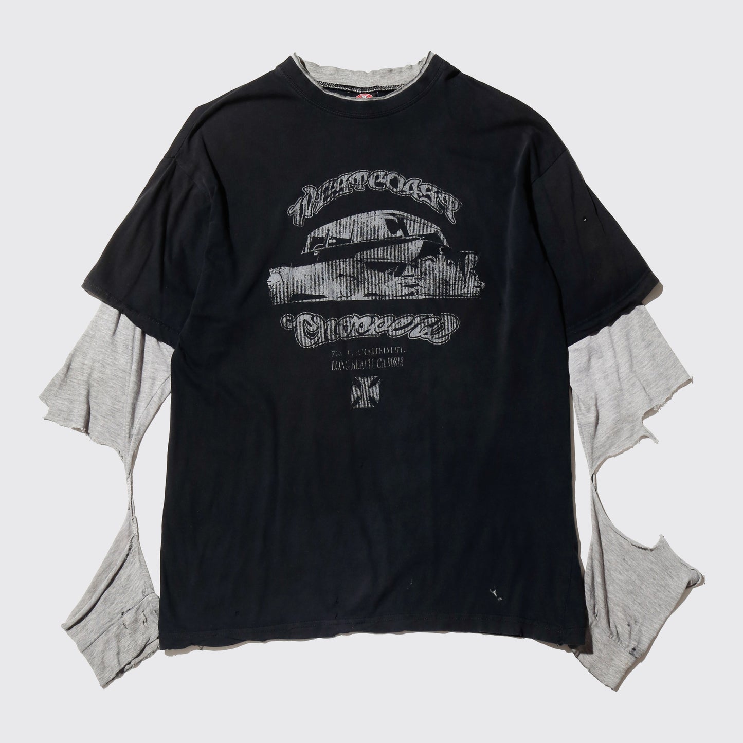 *one-off west coast choppers broken layered t-shirt