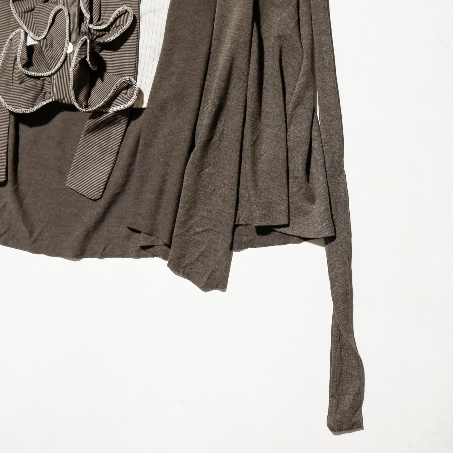 vintage euro hybrid ruffle dress shirt