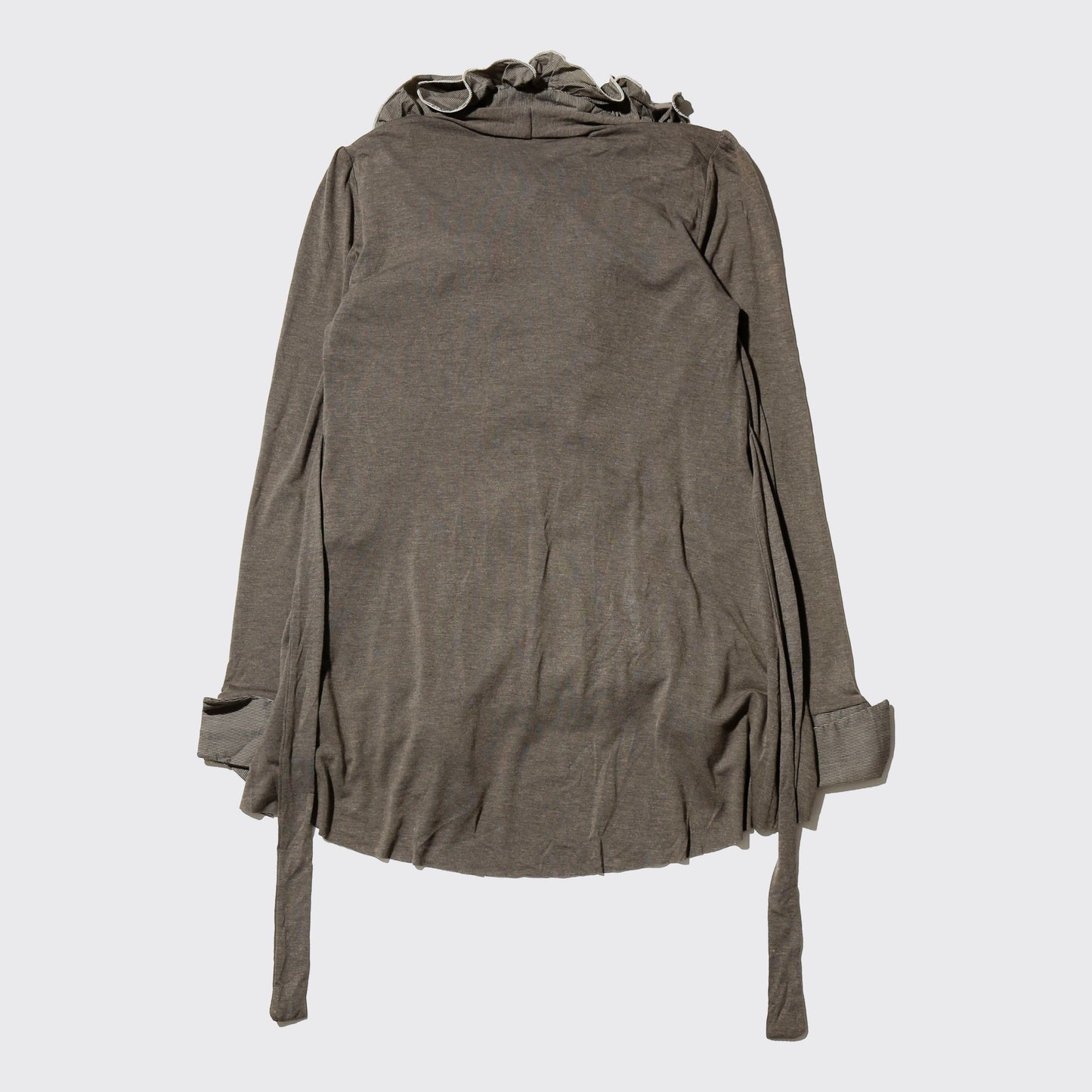 vintage euro hybrid ruffle dress shirt