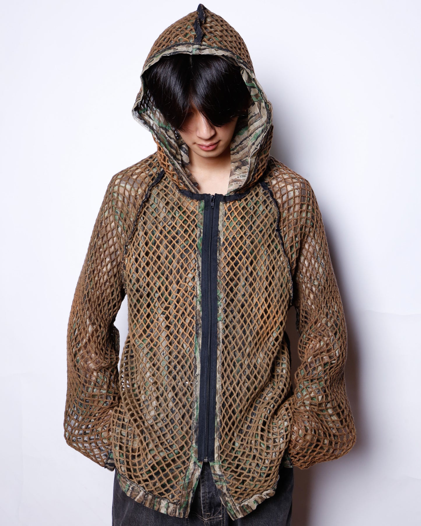 vintage mesh bug hoodie