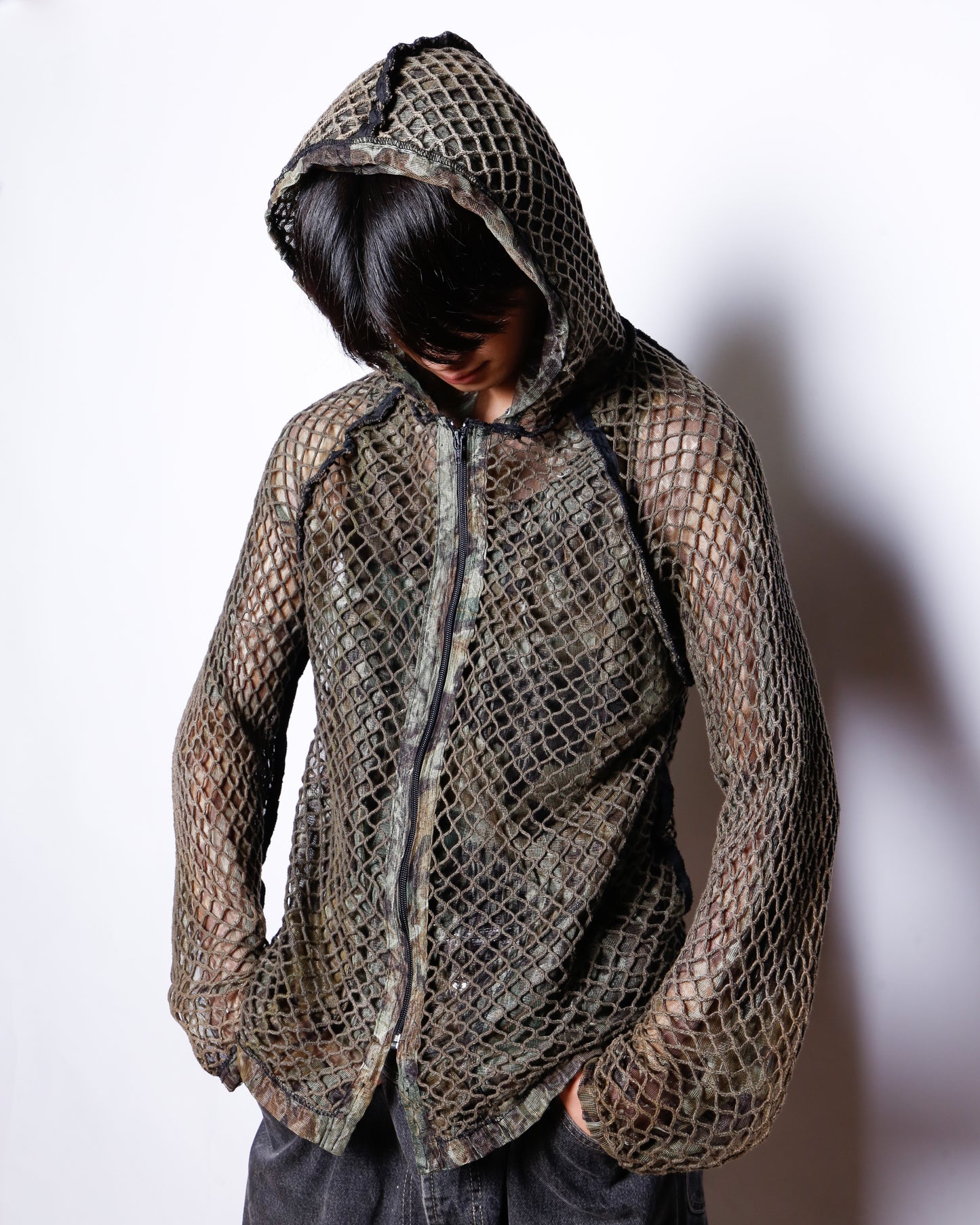 vintage mesh bug hoodie