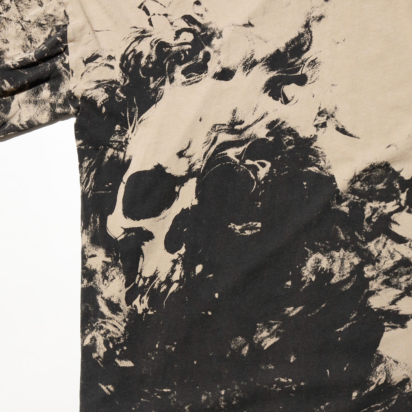 vintage layered skull l/s cut sew