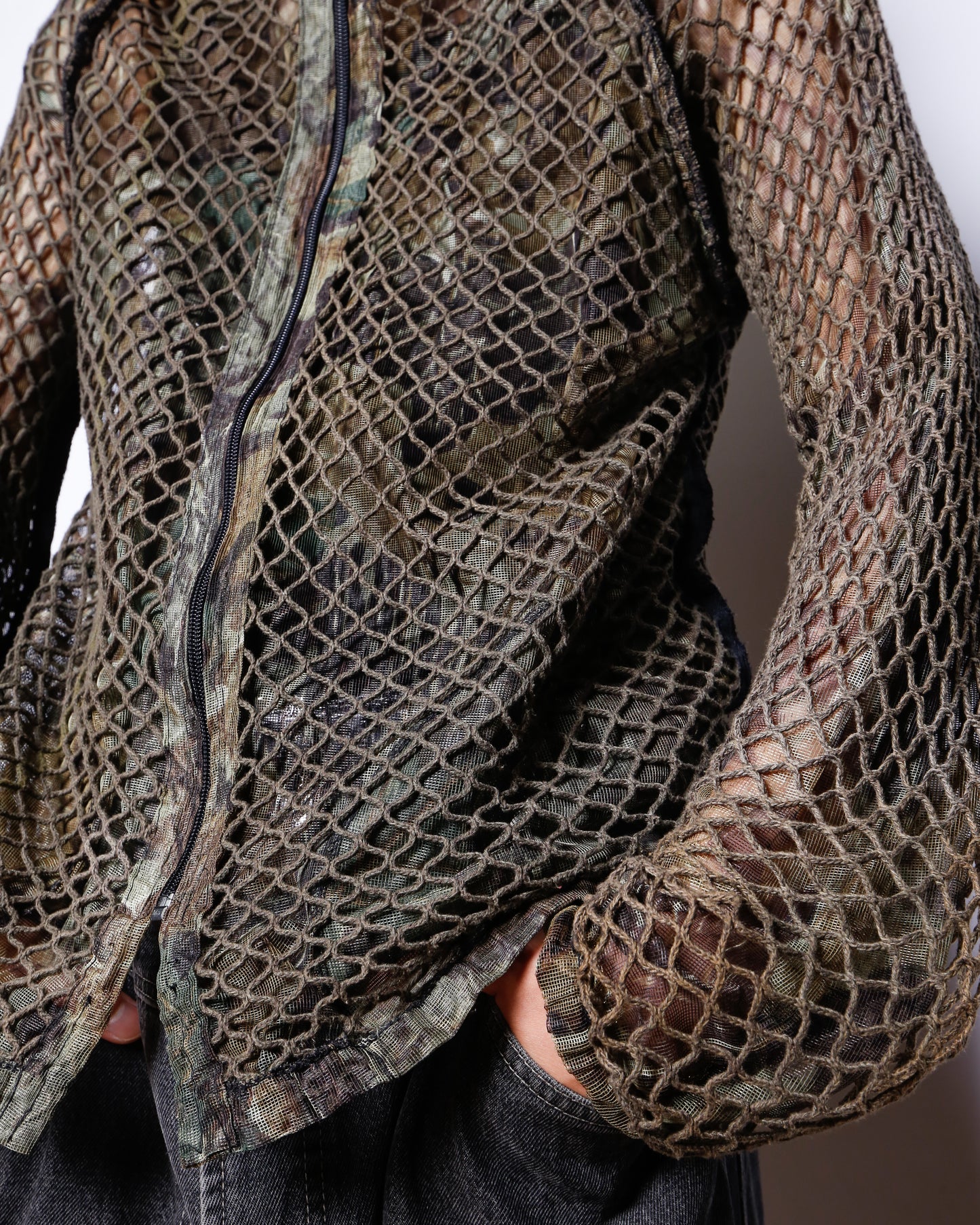 vintage mesh bug hoodie