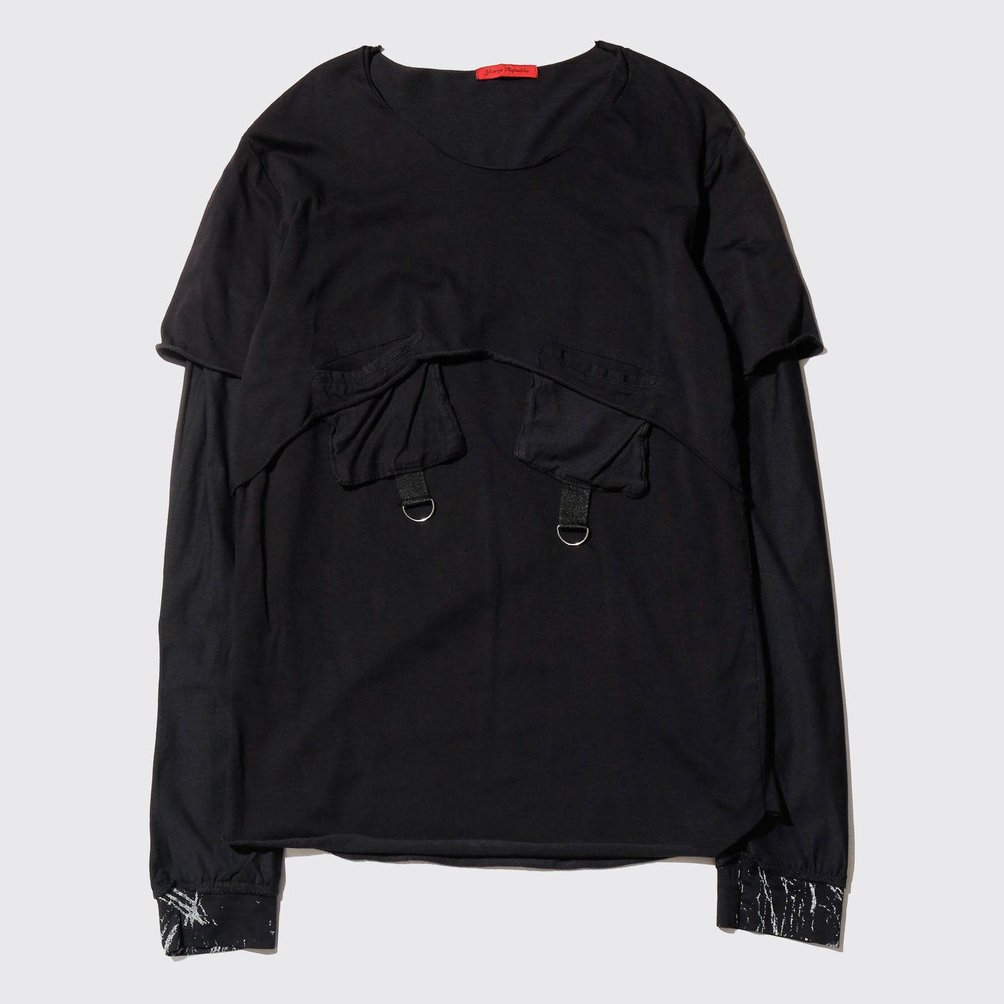 vintage flap layered l/s