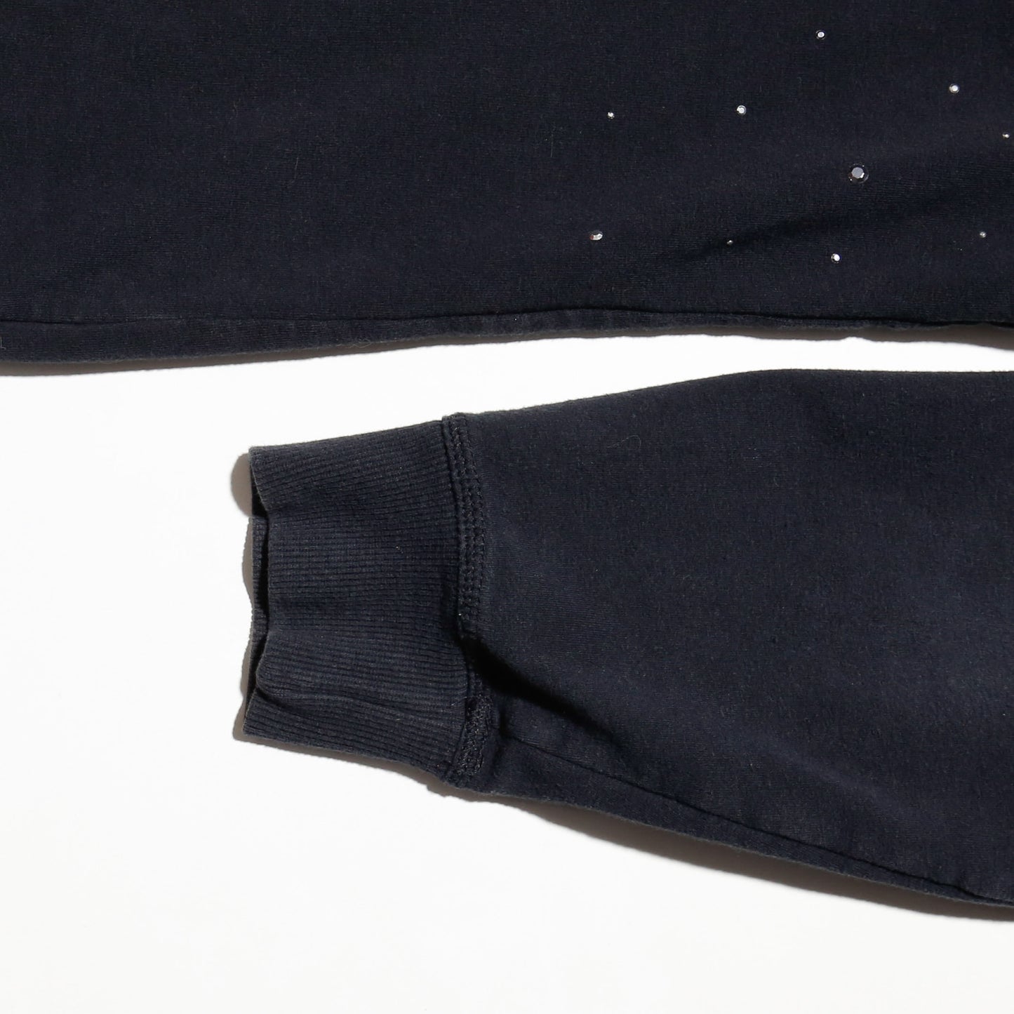 vintage shinny zip hoodie