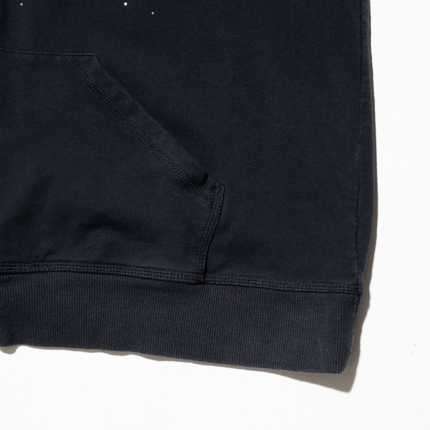 vintage shinny zip hoodie