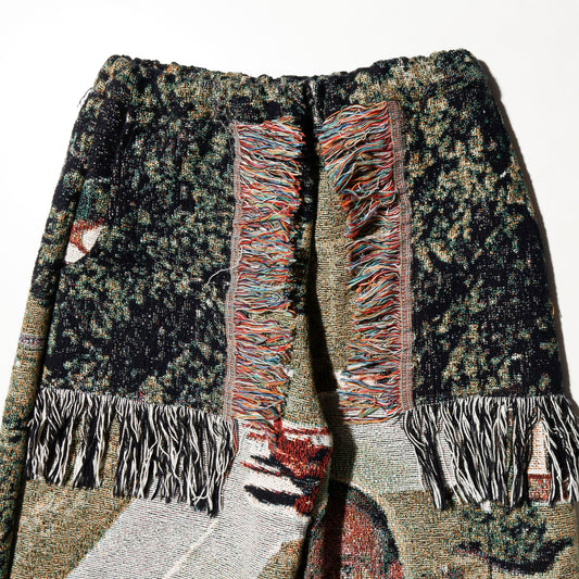 *one-off rug wide trousers