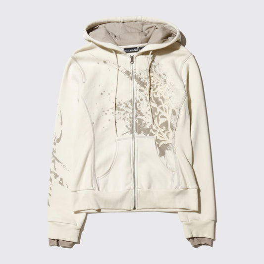 vintage 00's oakley splatter zip hoodie