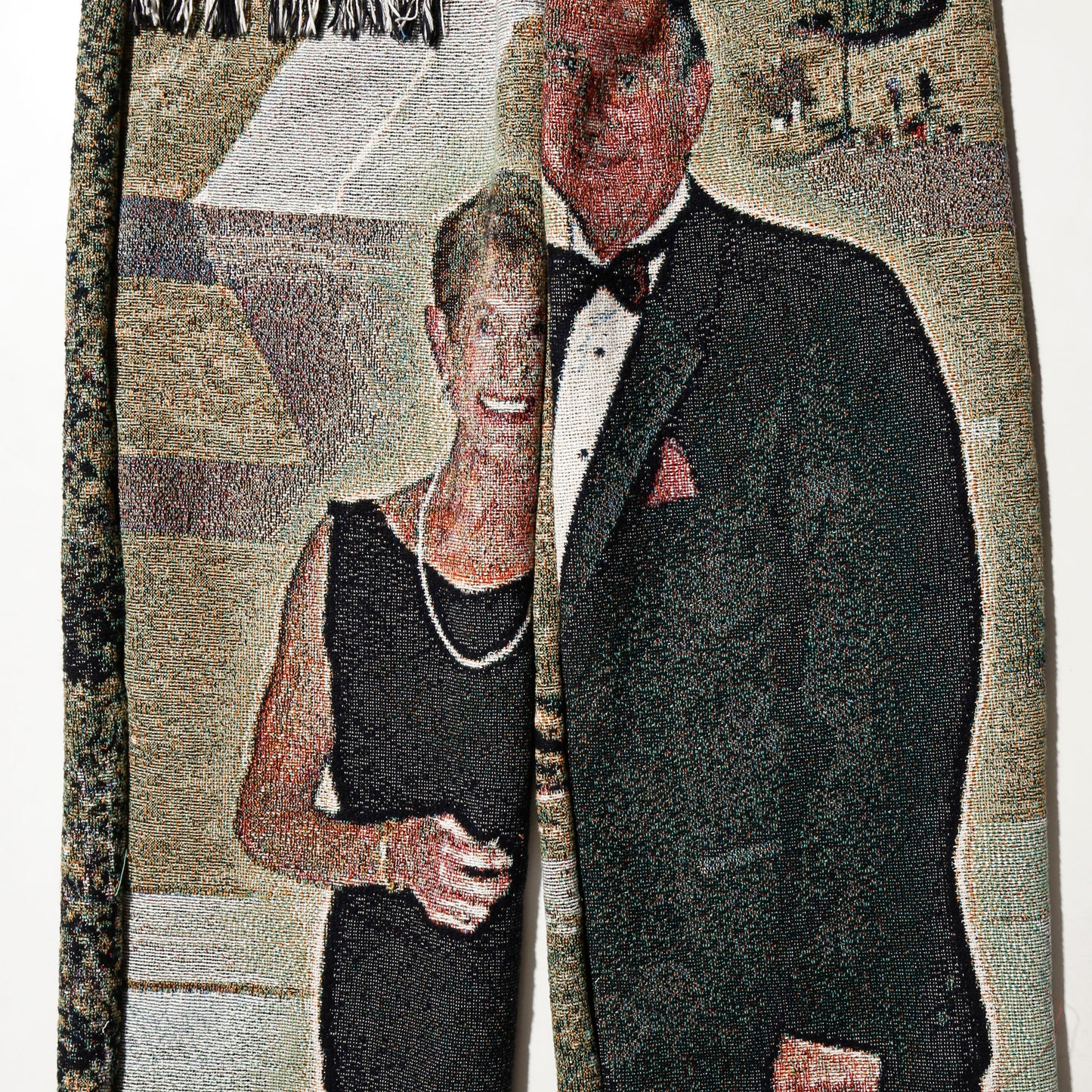 *one-off rug wide trousers