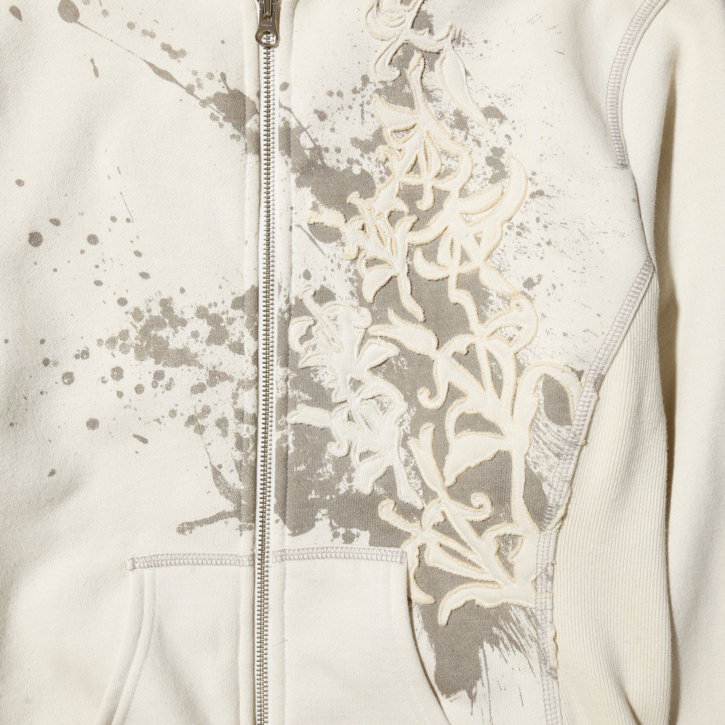 vintage 00's oakley splatter zip hoodie