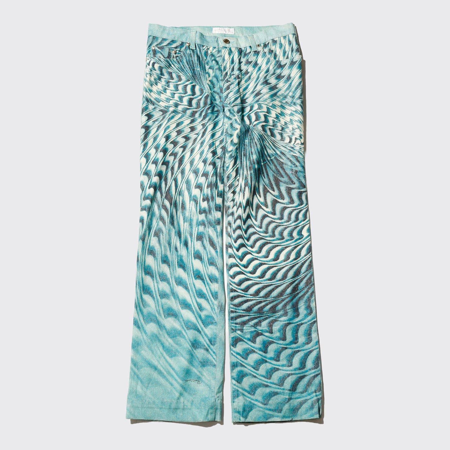 s/s2001 Roberto Cavalli illusion jeans