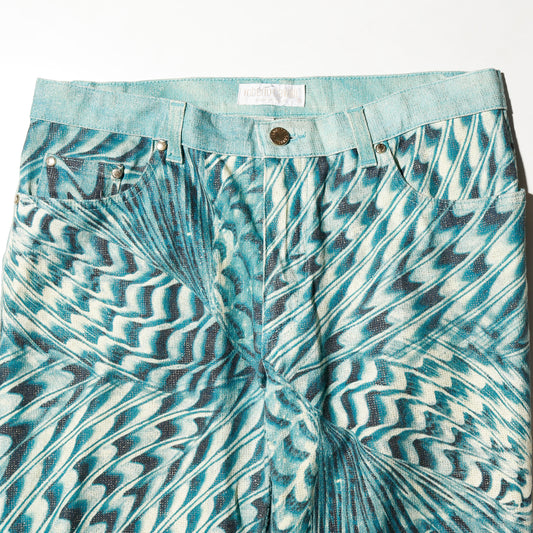 s/s2001 Roberto Cavalli illusion jeans