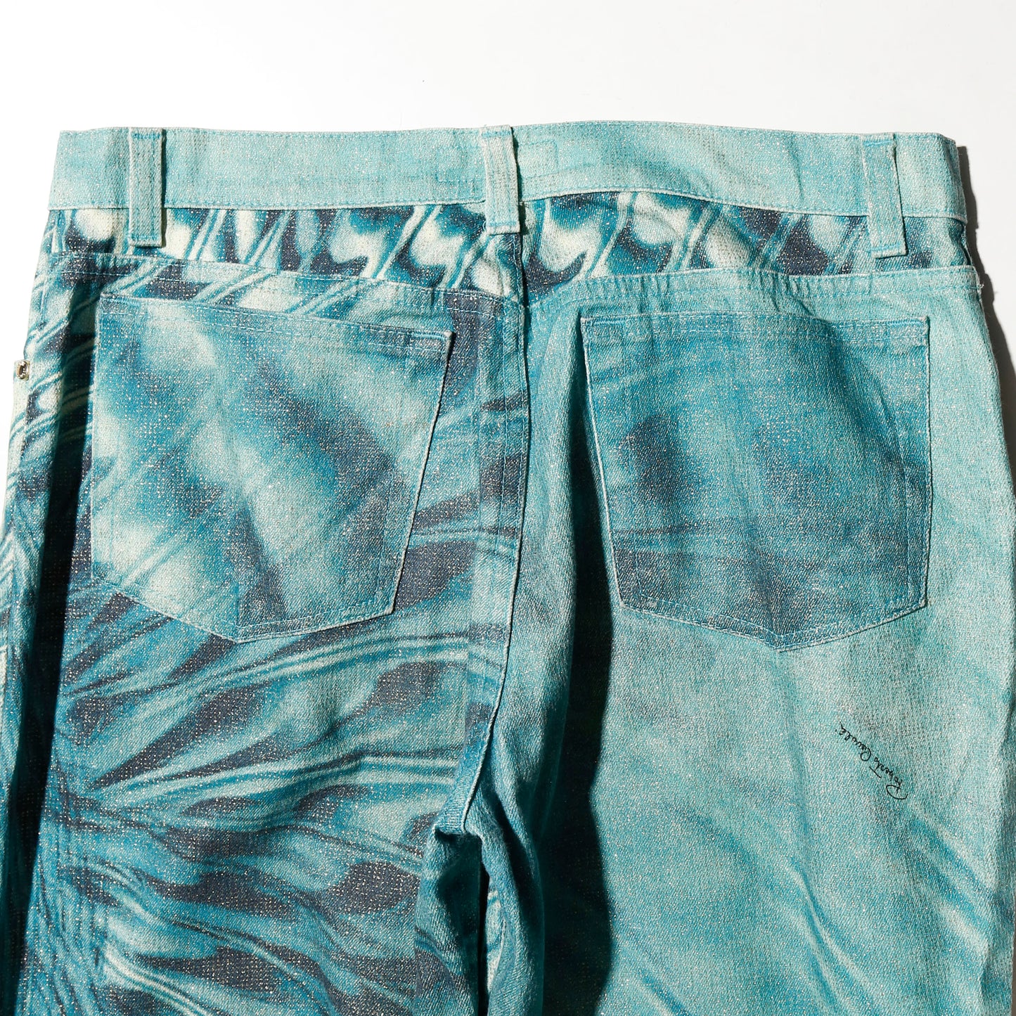 s/s2001 Roberto Cavalli illusion jeans