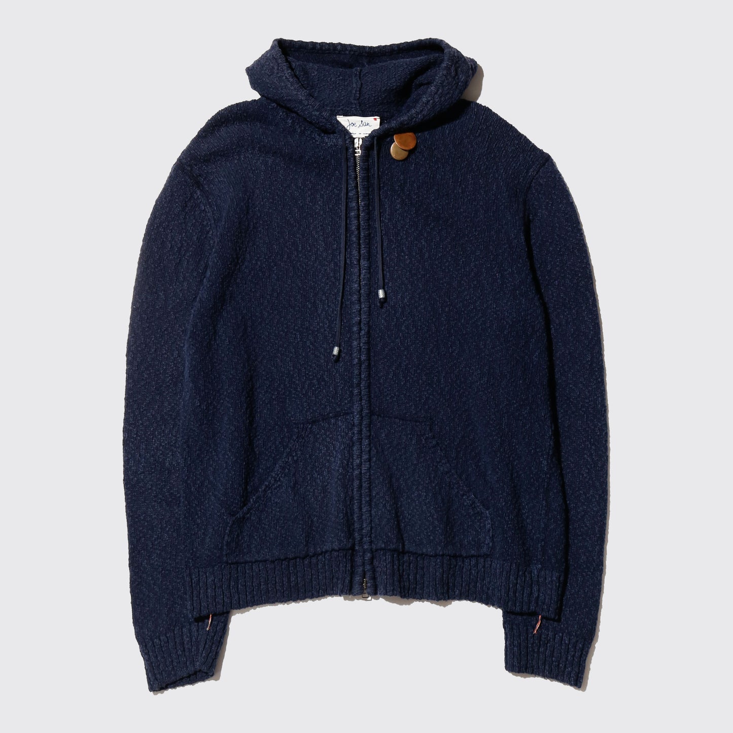 vintage french teryy hoodie, with copper badge