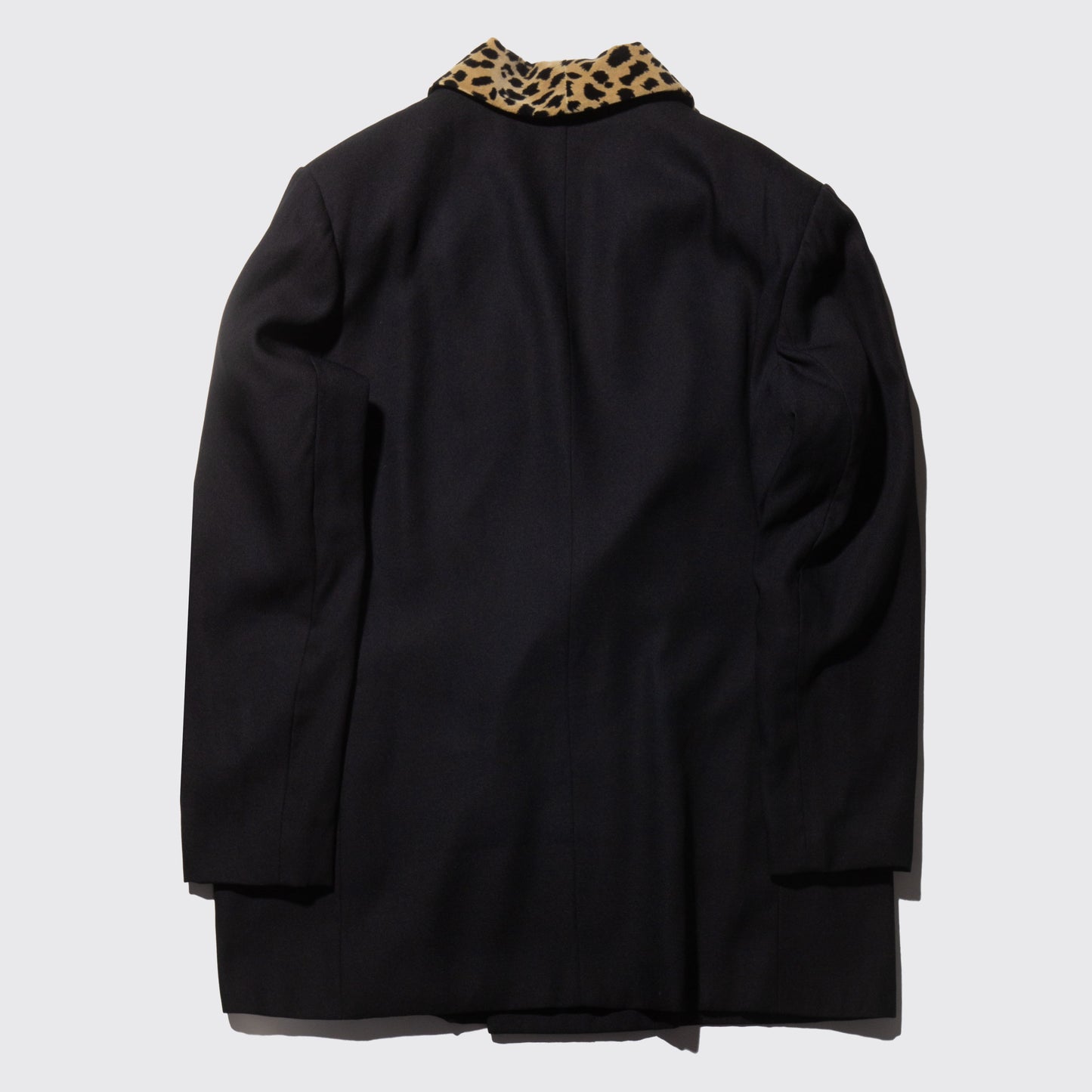 vintage leopard smoking jacket