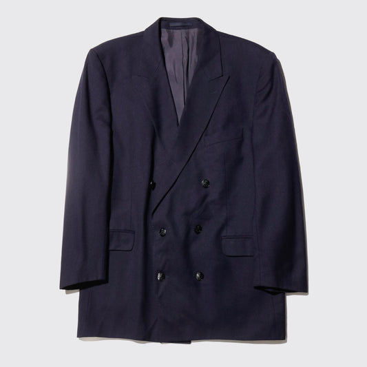 vintage 80's Yves Saint Laurent 6b double breasted tailored jacket