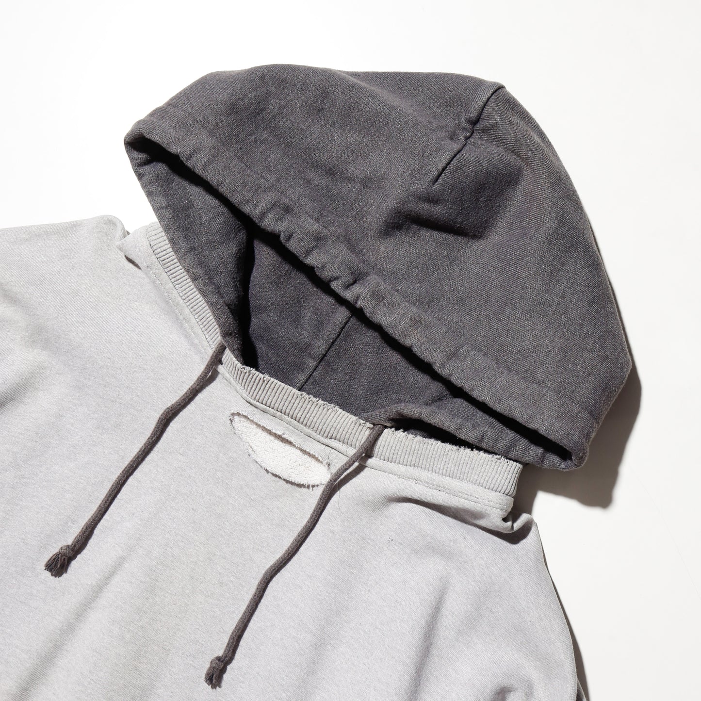 *one-off hybrid emble hoodie