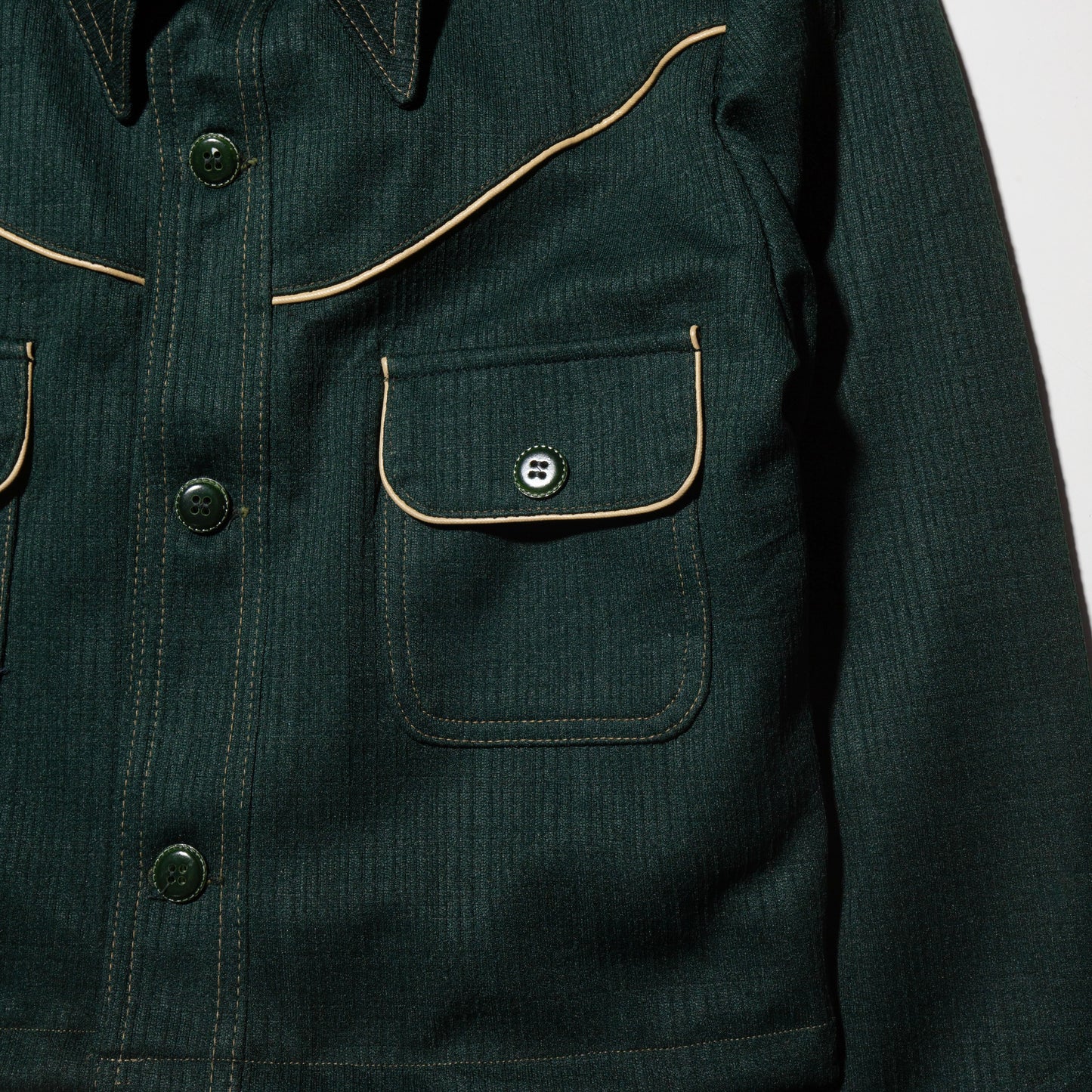 vintage resized short poly jacket