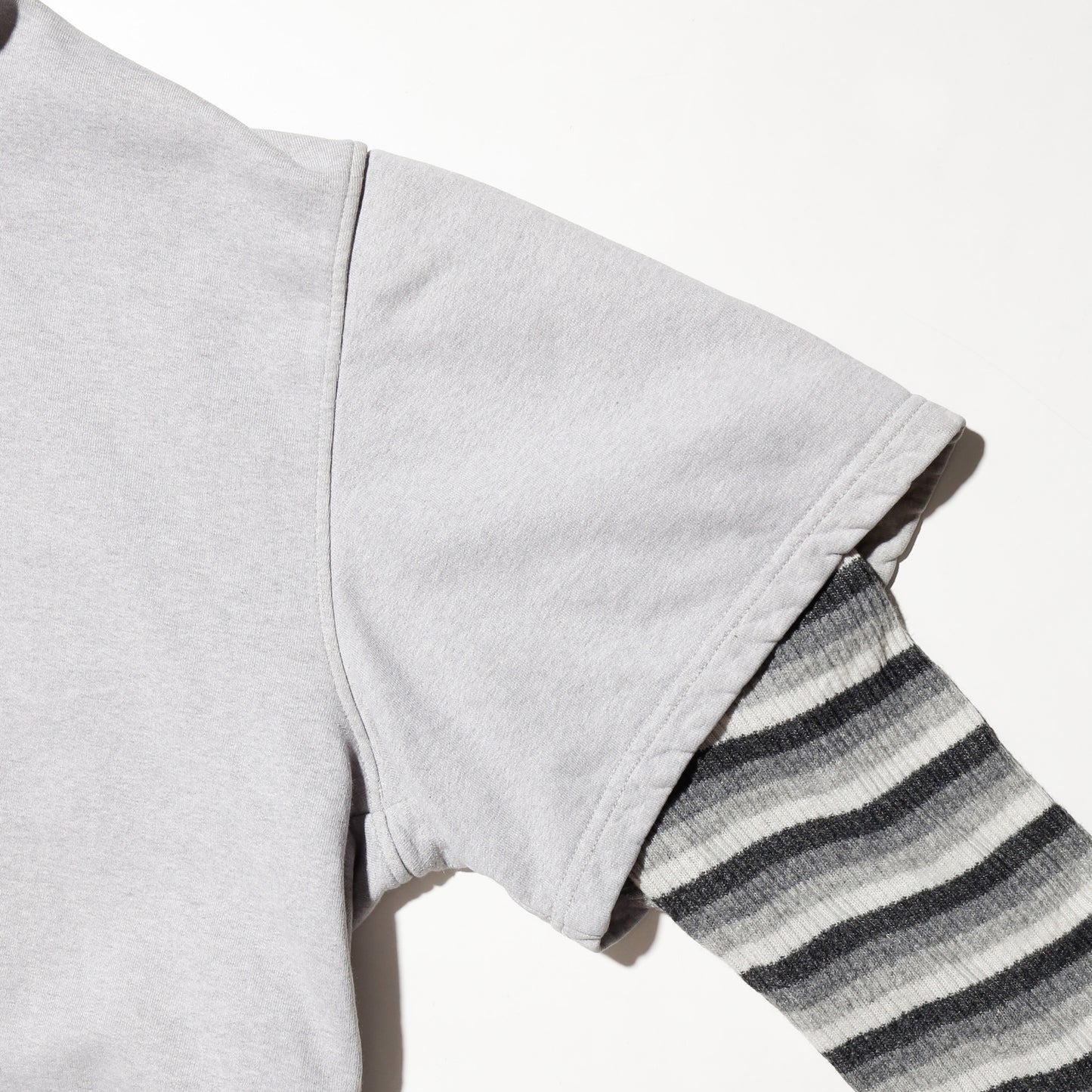 *one-off hybrid emble hoodie