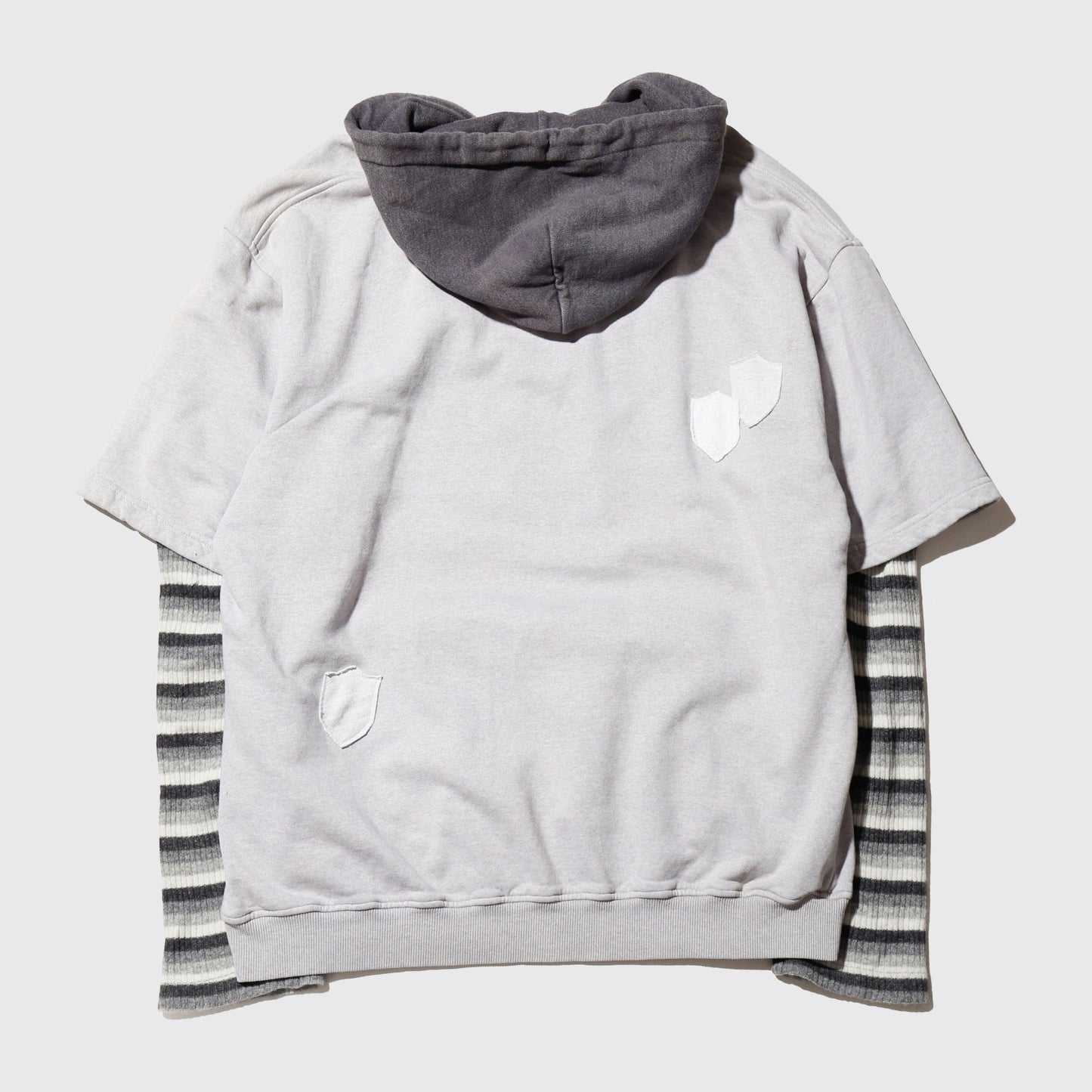 *one-off hybrid emble hoodie