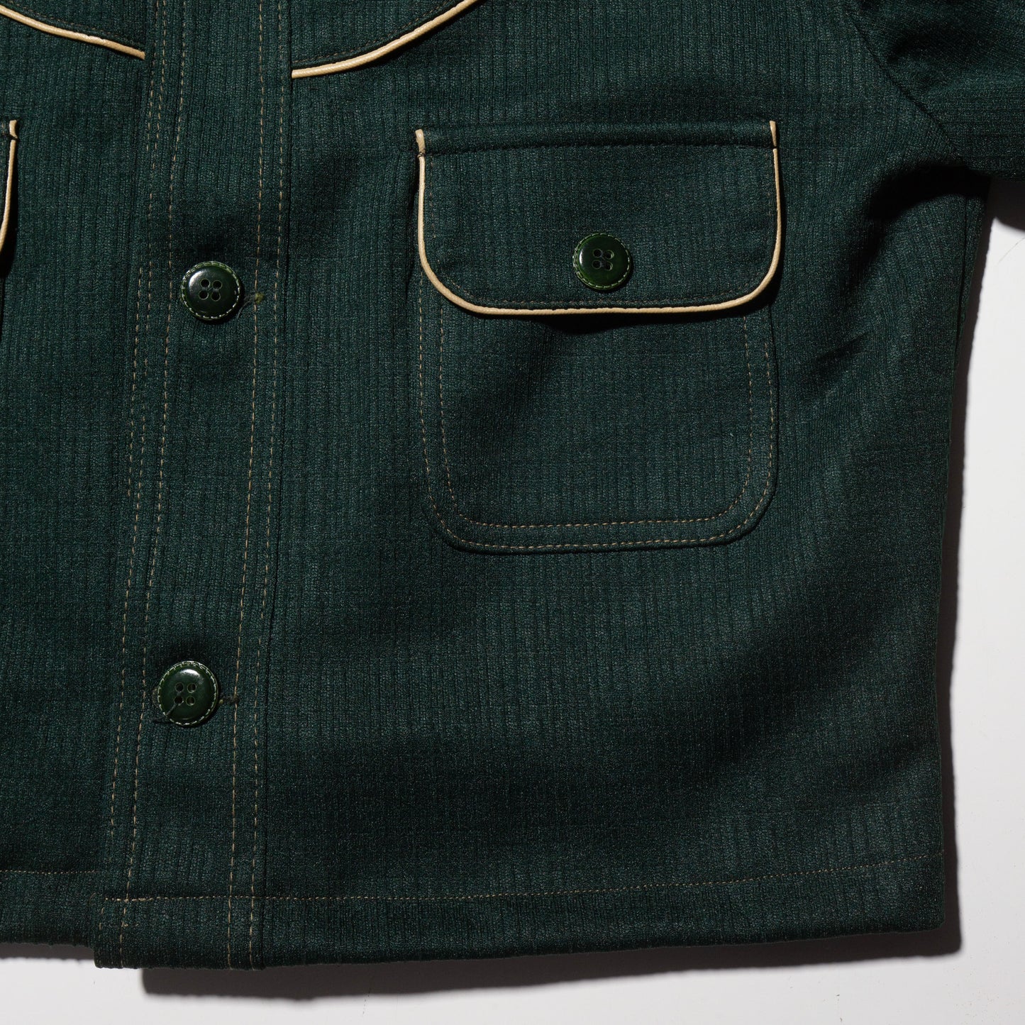 vintage resized short poly jacket