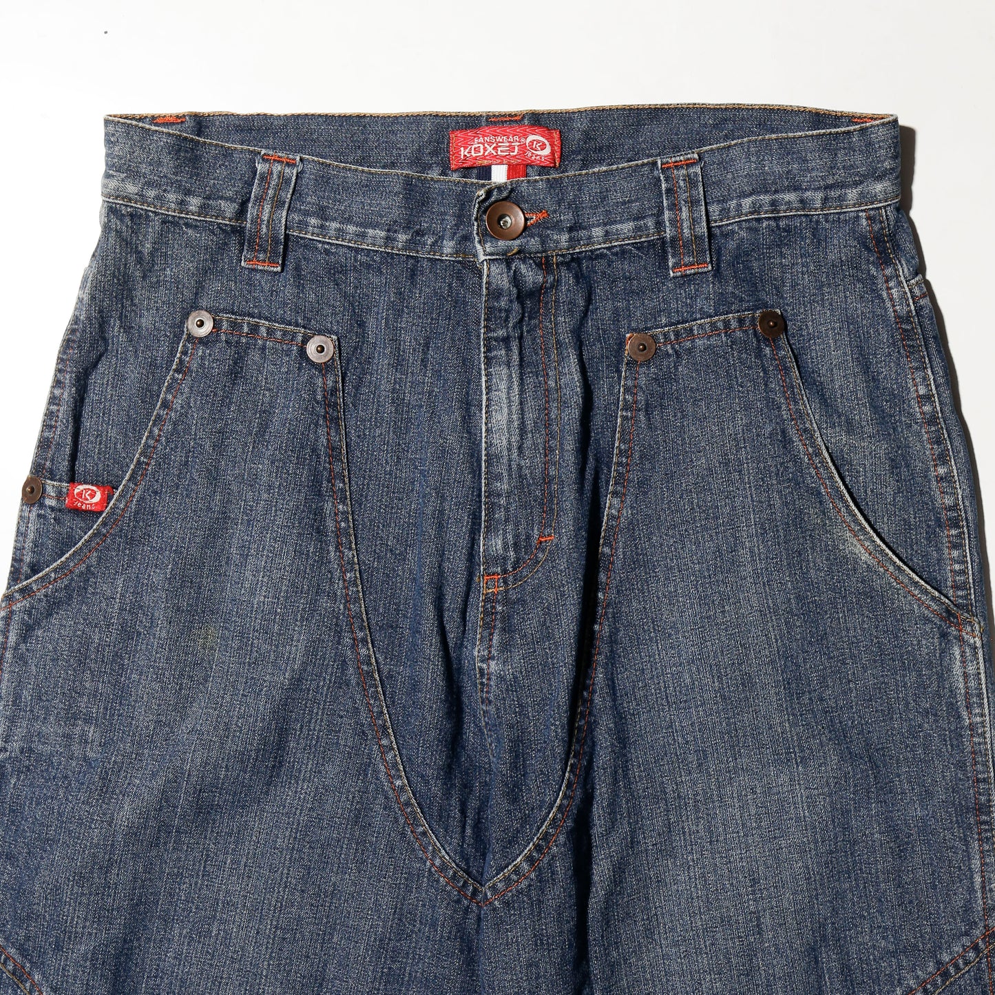 vintage double knee pocket painter jeans