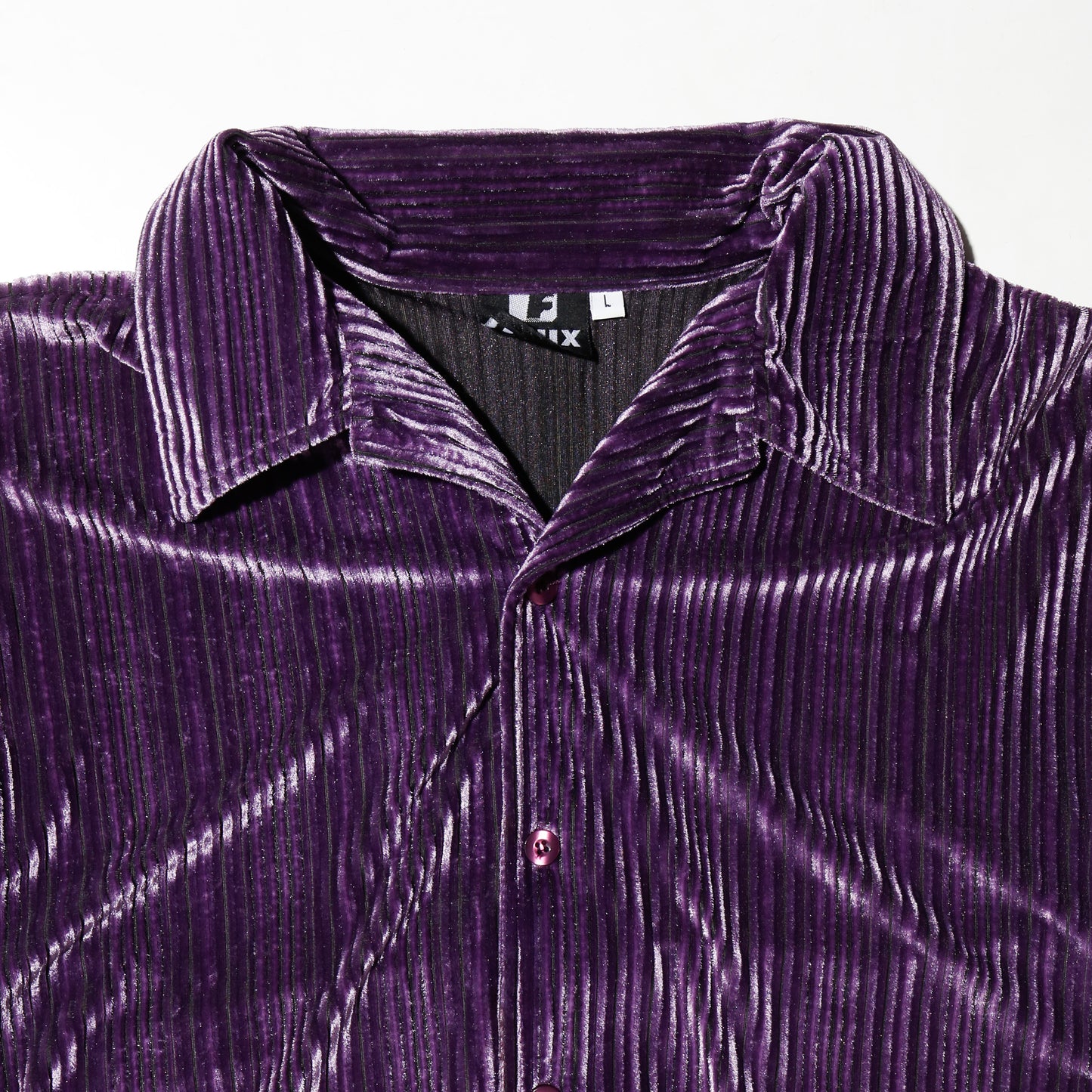 vintage 90's textured velour h/s shirt
