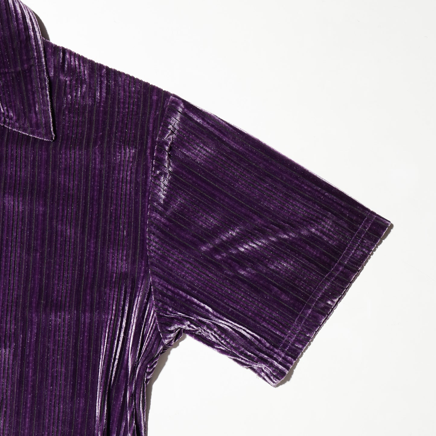 vintage 90's textured velour h/s shirt