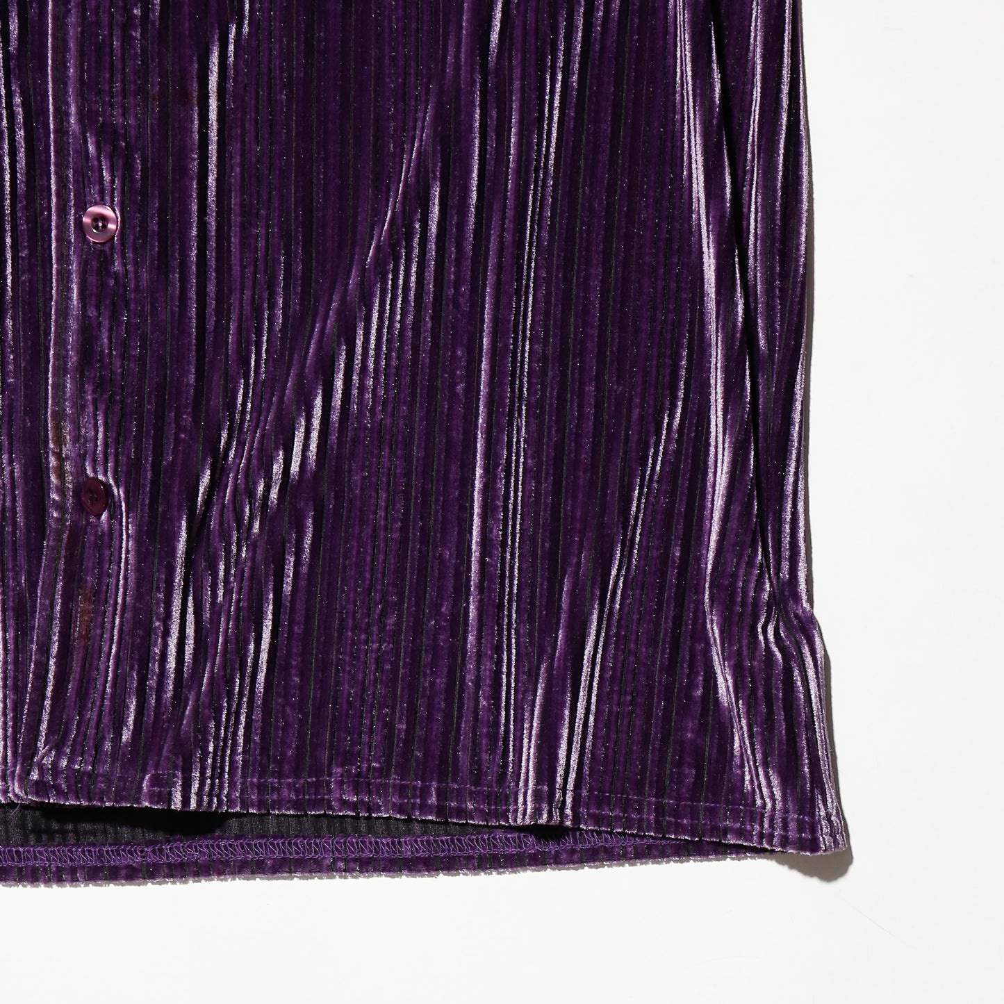 vintage 90's textured velour h/s shirt