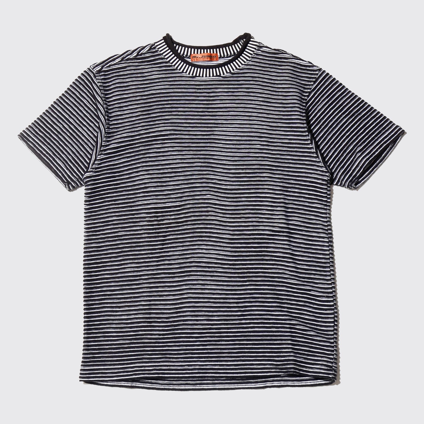 vintage 90's junko koshino for men textured border h/s cut sew