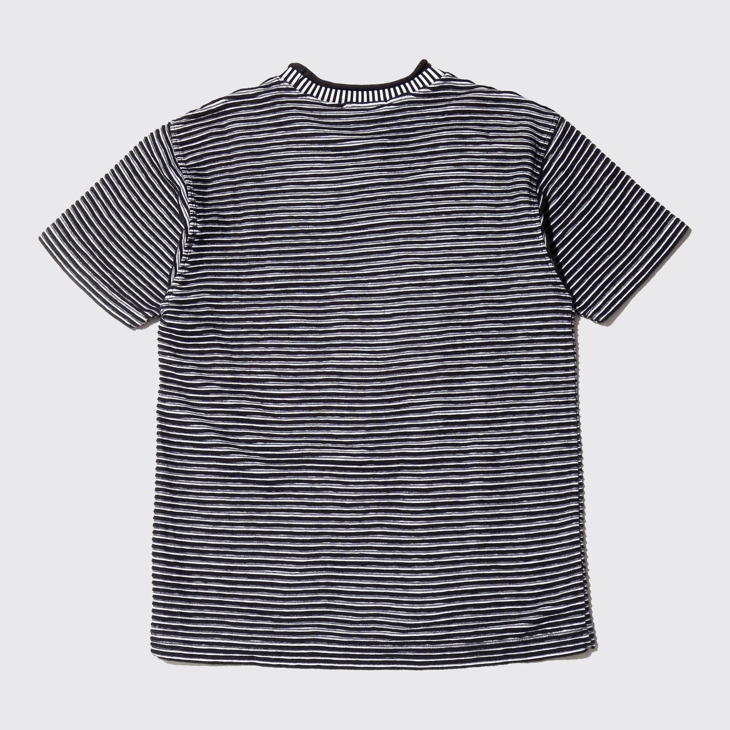 vintage 90's junko koshino for men textured border h/s cut sew