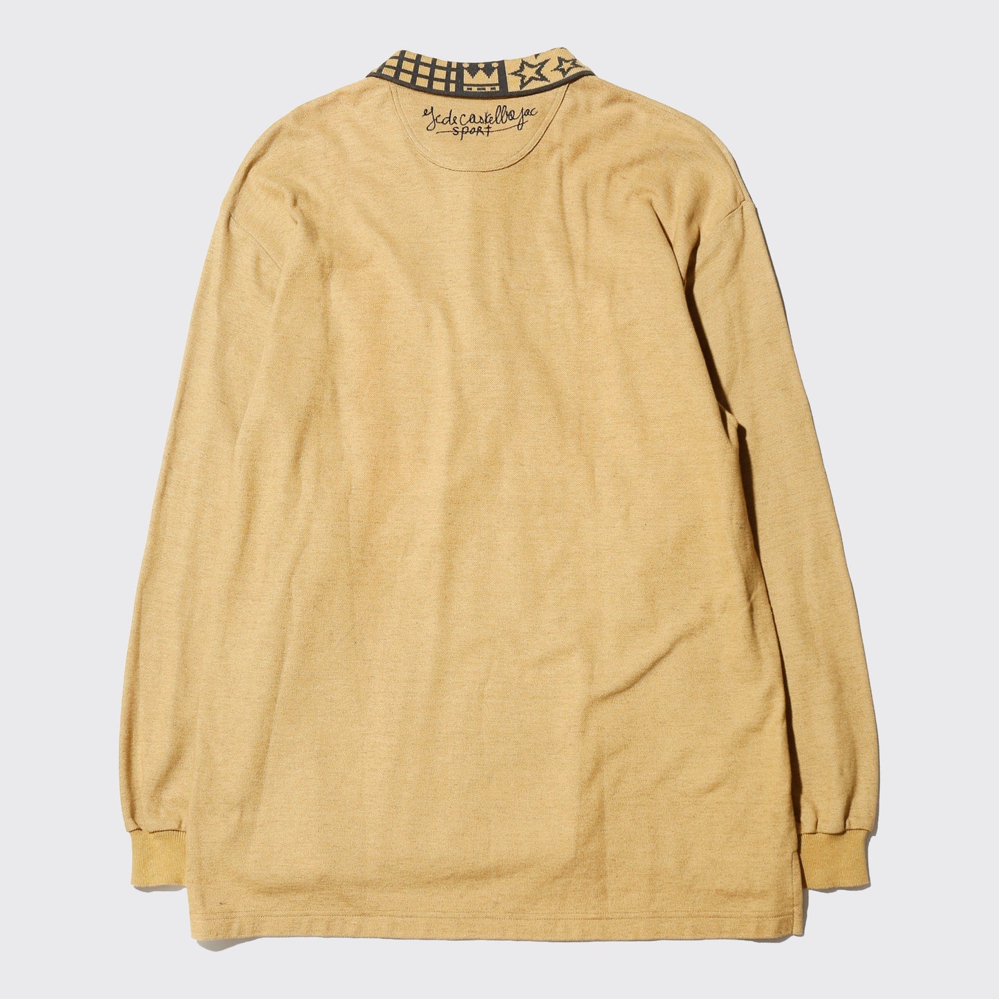 vintage castelbajac fantasy knit polo