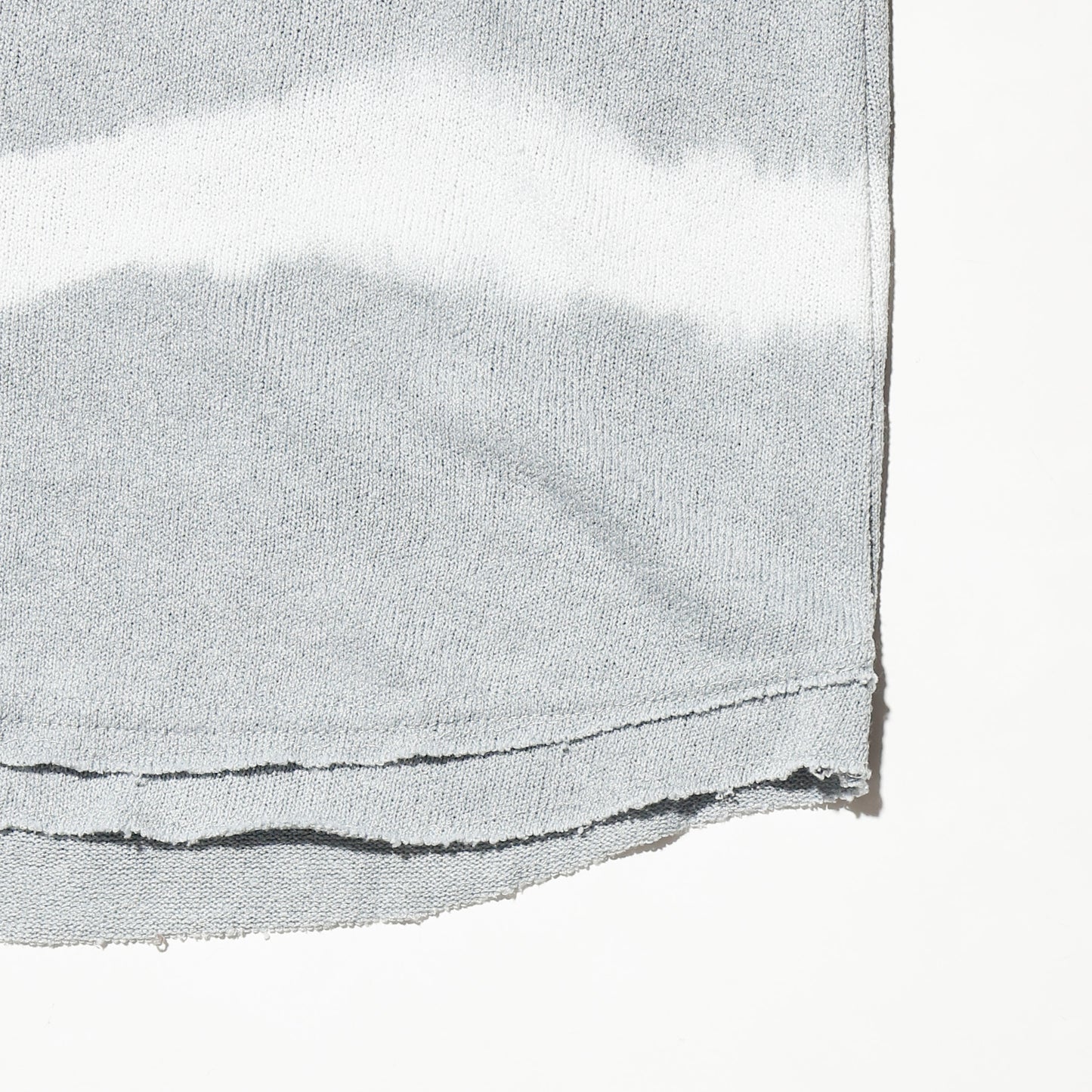 vintage henry neck foggy border cut sew