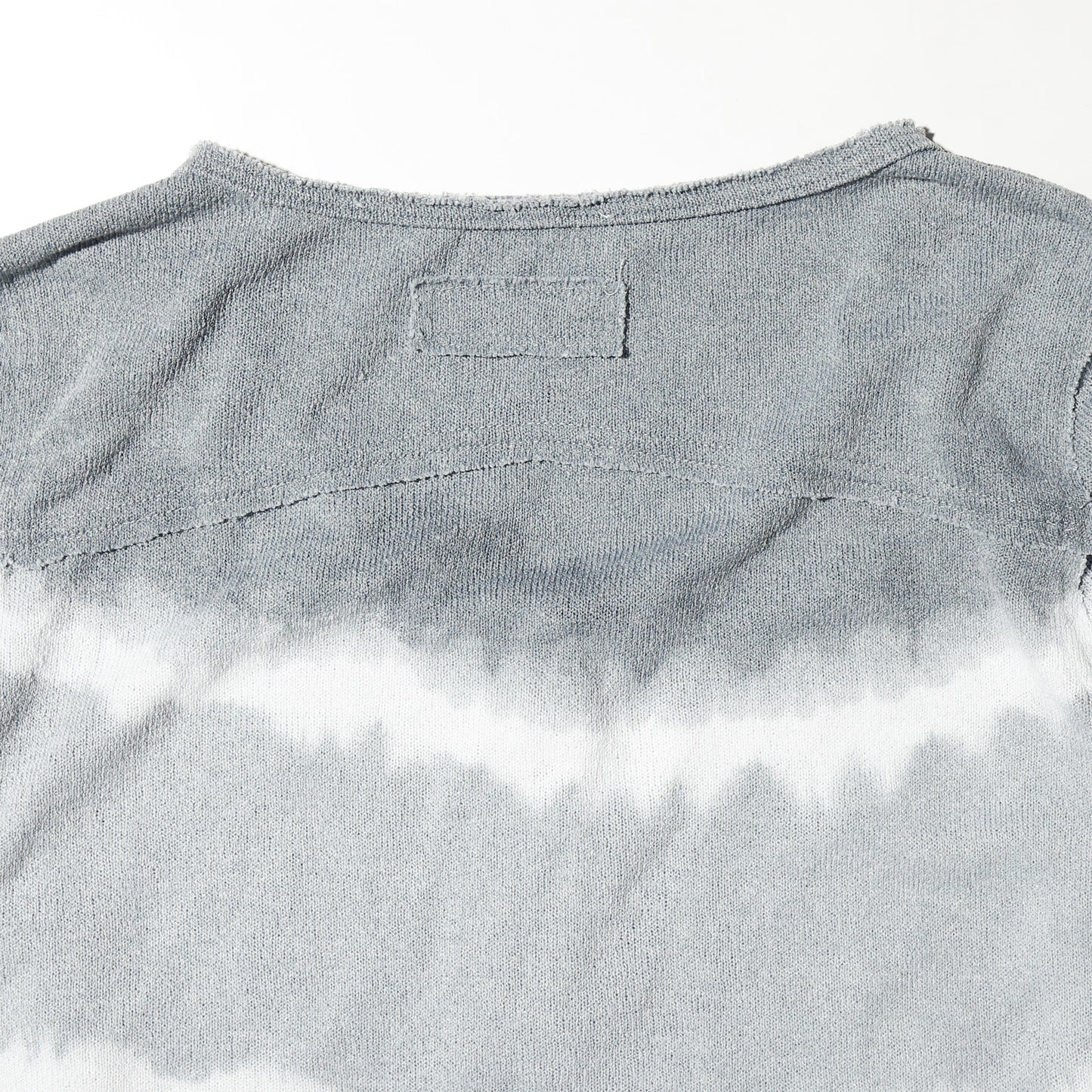 vintage henry neck foggy border cut sew