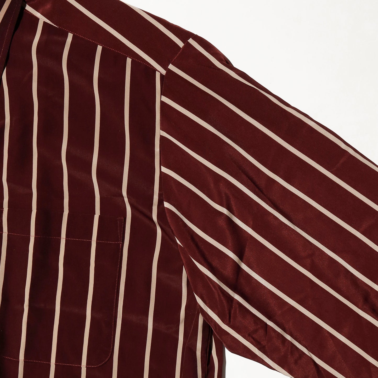 vintage burgundy stripe shirt