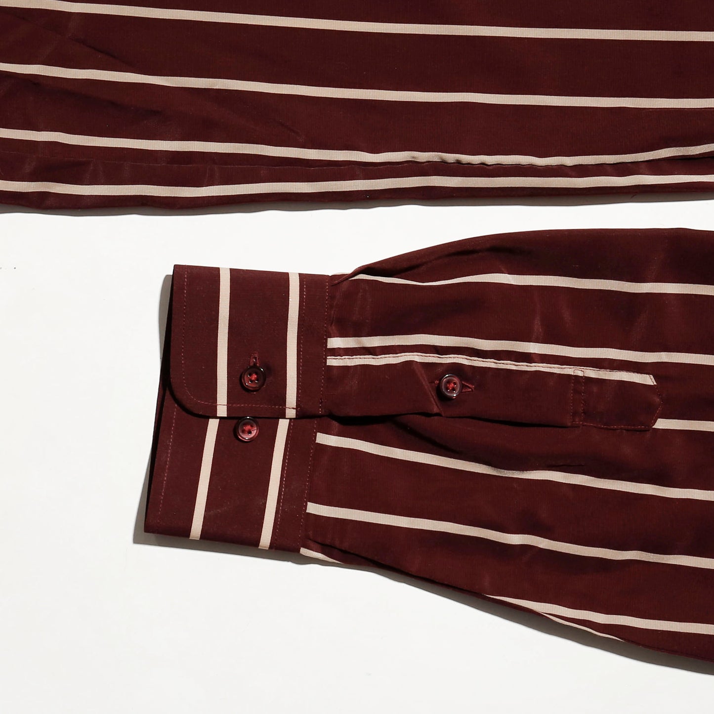 vintage burgundy stripe shirt