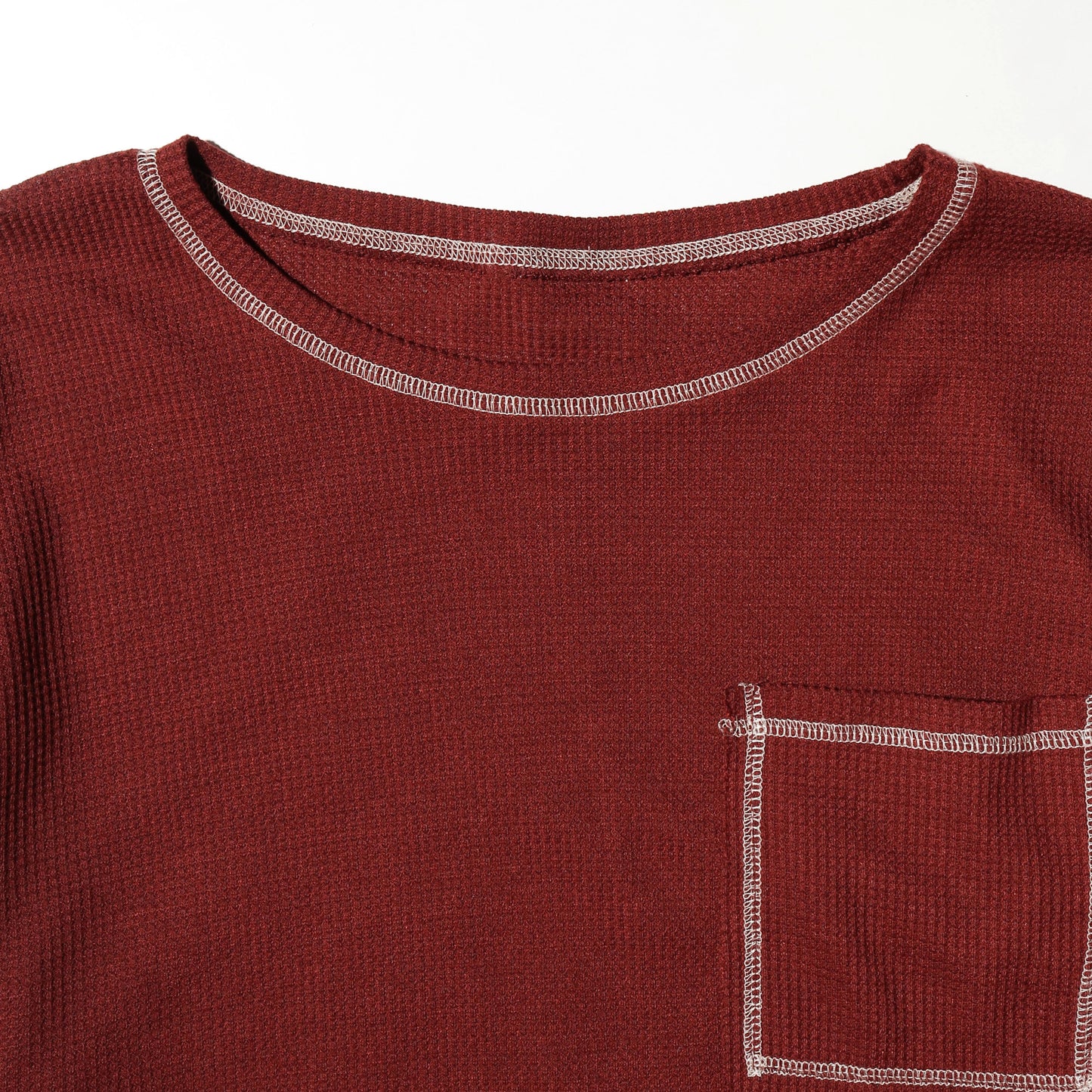 vintage stitched waffle cut sew