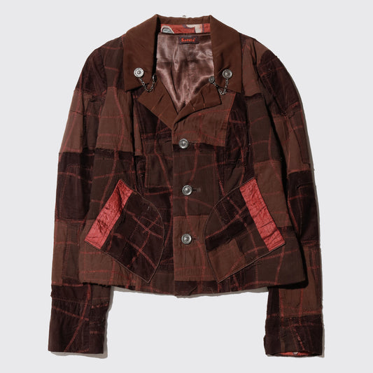 vintage patchwork tirol jacket