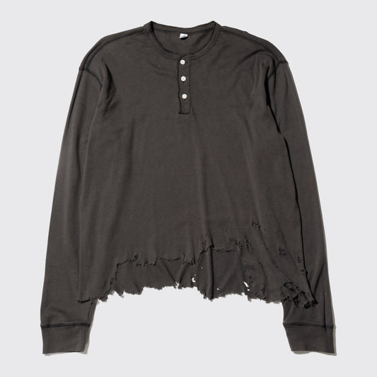 *one-off broken henry neck cut sew