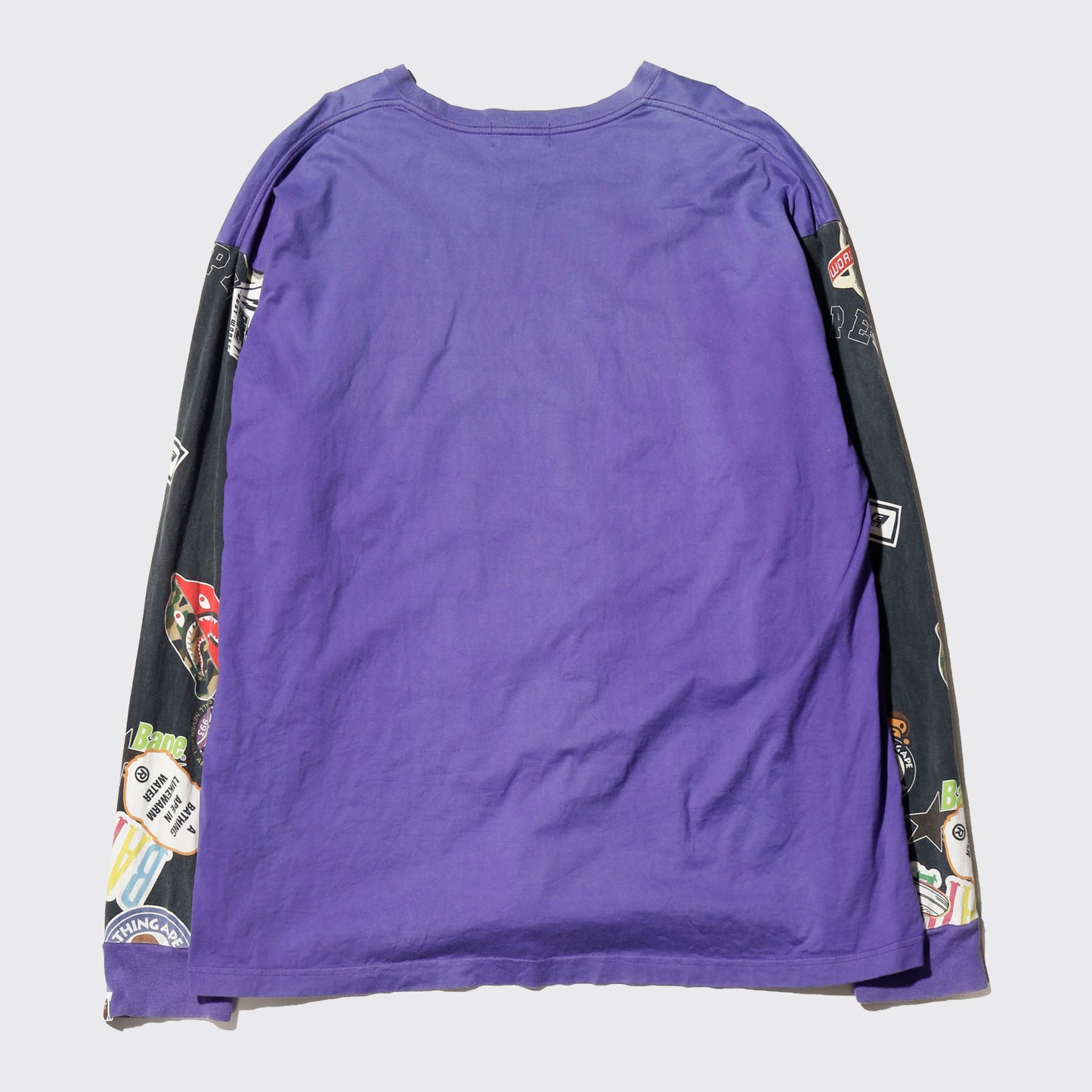 A BATHING APE® multi motif print l/s