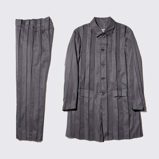 a/w1999 ISSEY MIYAKE 5b pleated set up