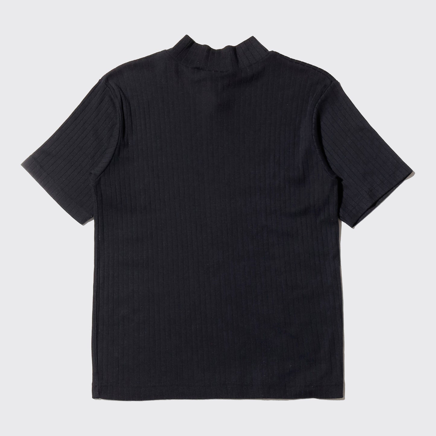 vintage half zip textured h/s