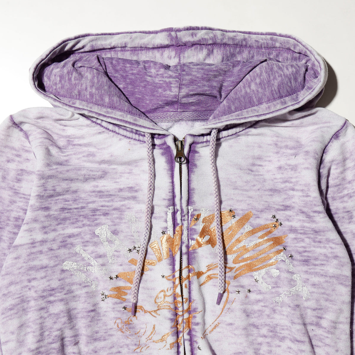 *one-off "making bacon" hand screen hoodie
