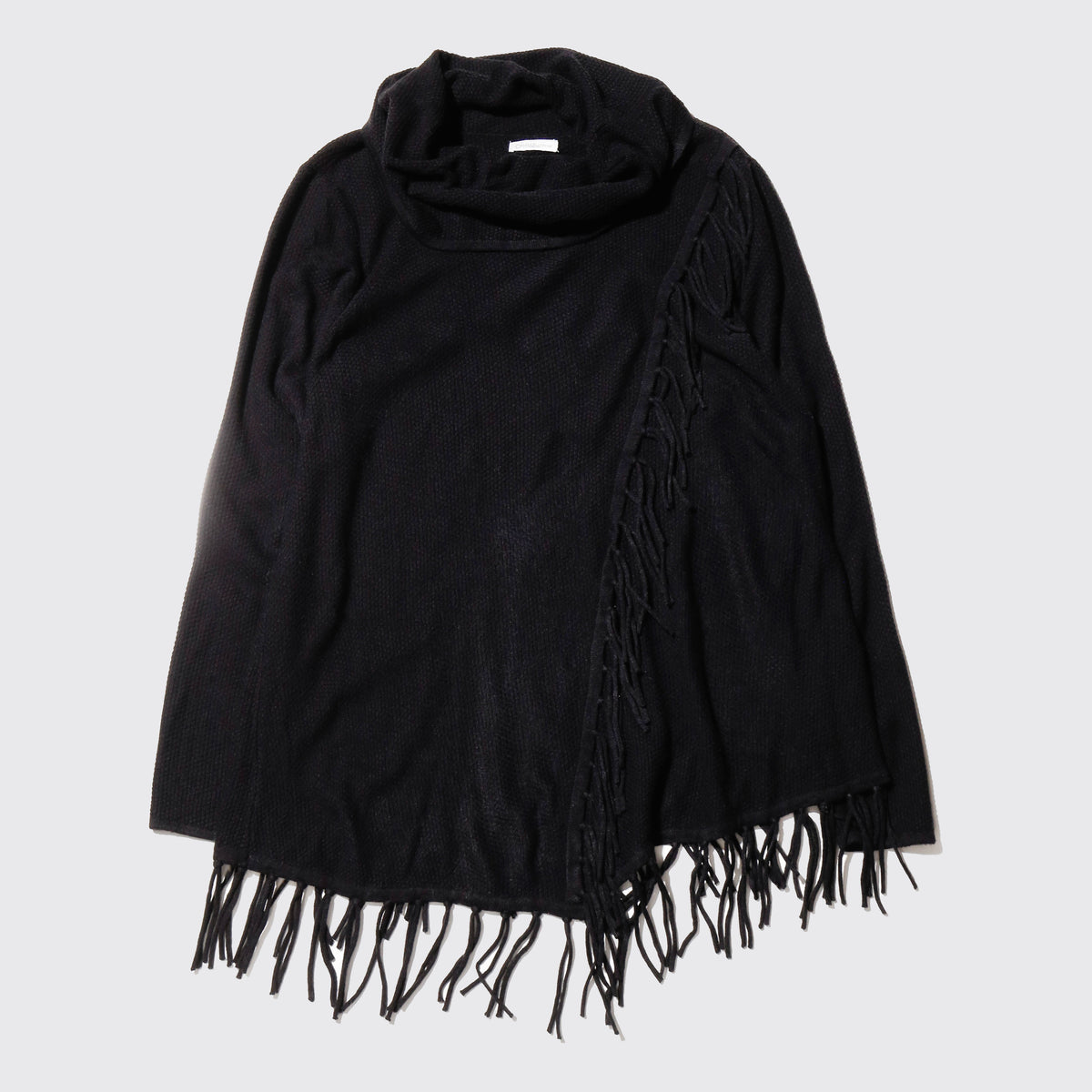 vintage fringe wrap sweater