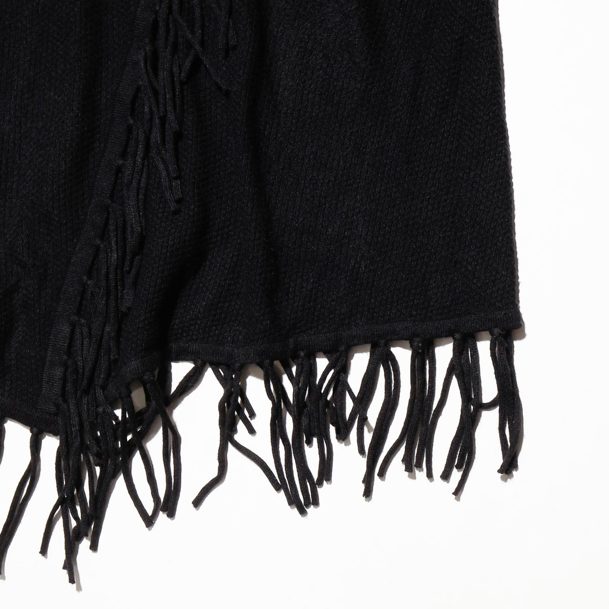 vintage fringe wrap sweater