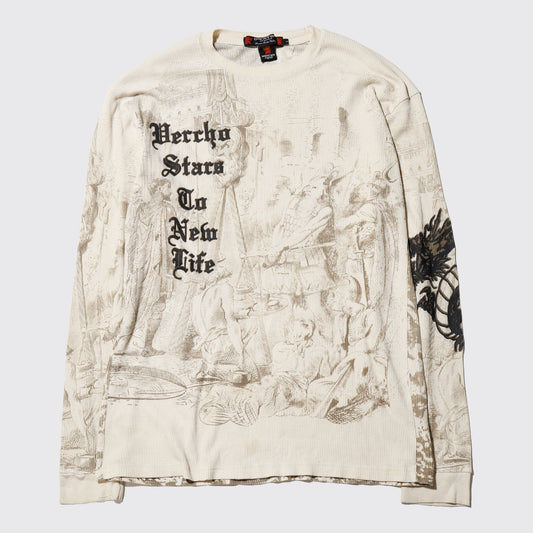 vintage 00's dwntwn renaissance thermal l/s